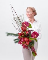 Стильный мужской букет 