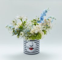 Бело-голубая композиция в стильном ART-BOX